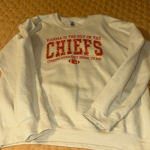 Large never worn karma is the guy on the chiefs sweatshirt